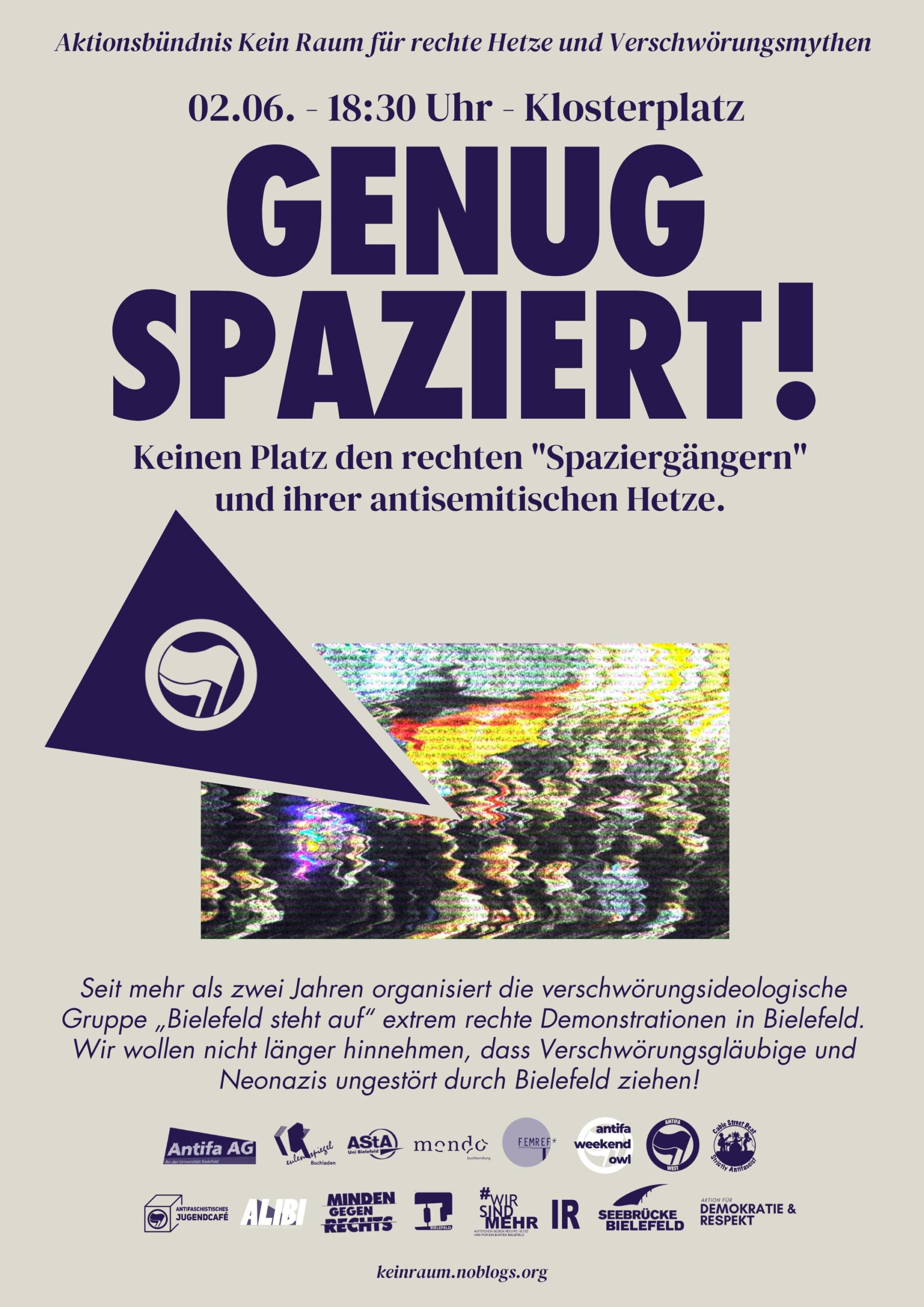 Protest gegen Bielefeld steht auf
